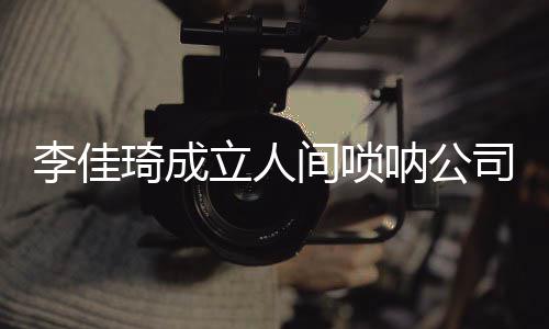 李佳立人呐公琦成网友合伙人间唢婧司 是金
