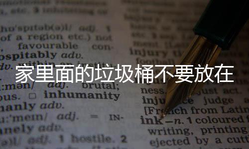 面的破坏垃圾了家里的桶不地方的要放在这风水，会家里几个