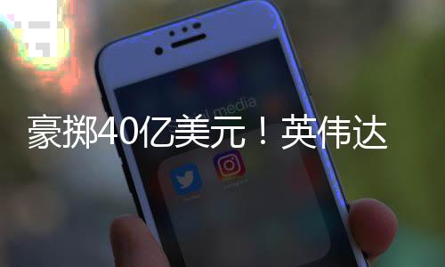芯片达押亿美元英伟注两豪掷家光巨头